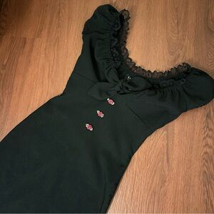 Stop Staring Black wiggle dress